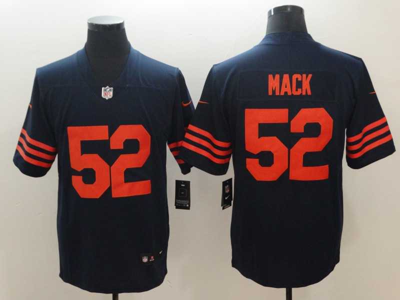 Nike Bears 52 Khalil Mack Navy Throwback Vapor Untouchable Limited Jersey,We sell and wholesale Nike Bears 52 Khalil Mack Navy Throwback Vapor Untouchable Limited Jersey on line form chian!